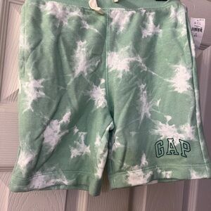 GAP Kids Mint Tie-Dye Shorts